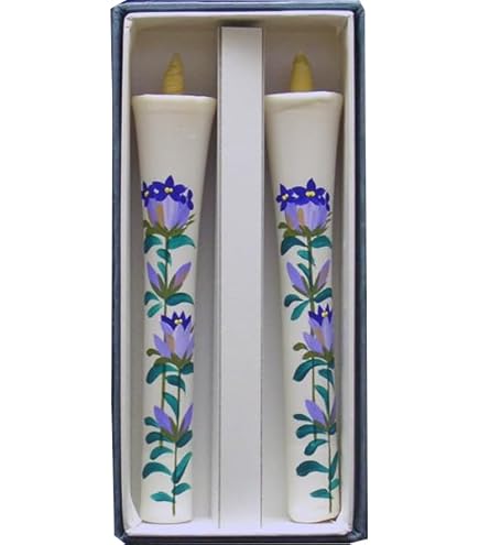 Amazon｜手書き絵ろうそく 6号 2本入 12cm （手描き） 和ろうそく 仏壇