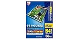 アイリスオーヤマ ラミネートフィルム 250μm B4 サイズ 50枚入 LZ-25B450