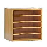 A-4ファイルラック 木製/ナチュラル