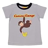 アスナロ（トップス 半袖tシャツ） 半袖Tシャツ ベビー 男の子 子供 おさるのジョージ プリント90 グレー