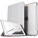 GWAAN iPad 10.2 第９世代(2021) 第８世代(2020) 第７世代(2019) と互換性あり スマートカバー ケース 三つ折り保護カバー クリアバックケース 自立スタンド・オートスリープ機能 軽量・薄型・ハードタイプ A2602 A2604 A2603 A2605 A2197 A2200 A2198 A2270 A2428 A2429 A2430