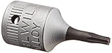 Stahlwille 44KTX-T8 Steel Torx Stubby Screwdriver Socket, 1/4' Drive, 6 Points, 2.3mm Diameter, 28mm