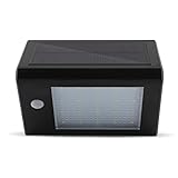 DECKEY ソーラーライト 人感センサー 玄関ライト 高輝度 防水 玄関 庭 屋外 3W (ブラック)