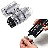 StillCool ダイヤモンド 鑑定器+ 拡大鏡　セレクター テ スター　軽量　小型 　2セット　(02)
