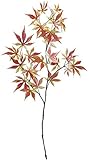 ポピー 造花 紅葉モミジスプレー 全長89cm・葉径7.5~9cm イエローレッド FS-9991Y/R