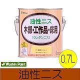 和信ペイント 油性ニス [0.7L] 屋内木部、木工作品、実用家具、ひさしのある屋外木部 和信化学工業
