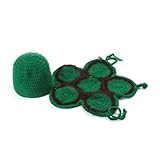 (ビグッド)Bigood ベビー ニット帽子服 着ぐるみ ニット素材制コスチューム 寝相アート 新生児 赤ちゃん 出産祝い 亀 グリーン【並行輸入品】