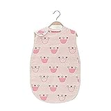 綿100% 6重ガーゼ 寝袋 夏冬 ベビー 出産祝いスリーパー 高品質スリーパー ベビーサイズ ギフト M（40*60cm）