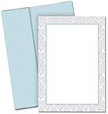 Fresh Slate Damask Flat Card Invitations with Envelopes by Great Papers! [並行輸入品]