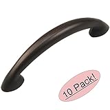 Cosmas ® 323 – 64orbオイルはブロンズモダンキャビネットハードウェアアーチハンドルプル – 2 – 1 / 2 "インチ( 64 mm )穴中心 – 10パック