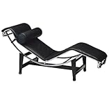 LC4シェーズロング黒革（イタリア製）