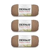 Bernat スーパーバリュー糸 3パック ハニー 3本