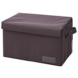 東洋ケース クローゼット収納ボックス(2個組) 幅43×奥行27cm ブラウン NEST-2PL-BR
