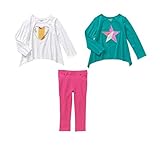 長袖グラフィックTシャツ& Legginsセット( 2t )
