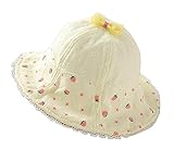 [イチゴ-2]女の赤ちゃんの日帽子夏のバケットハットベビーフィッシャーマンキャップ