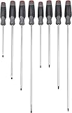 Stanley Proto J1208SCL Duratek Long Combination Screwdriver Set, 8-Piece by Stanley-Proto