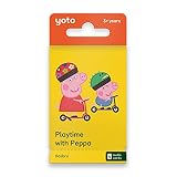YOTO Peppa Playtime with Peppa – 4枚の子供用オーディオカード プレーヤー&ミニオールインワンオーディオデバイス用 教育的&スクリーンフリーリスニング 昼間/就寝時間/旅行用 楽しいストーリー付き 対象年齢3歳以上。