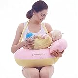 cnhive 多機能 授乳クッション 授乳まくら スリーピングピロー 便利グッズ 吐き戻し防止 むせる防止 呼吸が楽 鼻づまりを和らげ 胸の垂れ対策 負担の軽減 (#9)