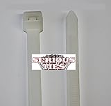 Serious Ties – 8インチModerate Dutyケーブルタイ – 120ポンド引張強度 – UV耐性ブラックまたは自然色 – さまざまなパッケージサイズ 100 Pack h