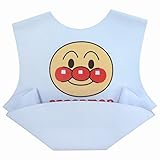 (バンダイ)BANDAI エプロン アンパンマン 日本製 ベビー 立体ポケット ライトブルー F