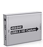 キャプチャーボード USB3.0 【4k HDMI Loop-out】ビデオキャプチャー ゲームキャプチャー ボイススルー機能 ヘッドホン
