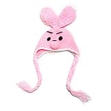 可愛い赤ちゃんウサギ手作り帽 (ピンク)