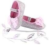 Botrong_Baby Girl Shoes PANTS ベビー・ガールズ US サイズ: 0~6 Months カラー: シルバー