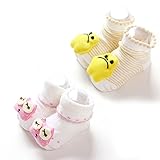 Sawors 2足セット子供 ベビー 赤ちゃん 靴下 ソックス 滑り止め 部屋用 かわいい ムール用 保温ソックス アニマル 出産お祝い ギフト (キャラクター)