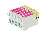 【Ecolink】EPSON エプソン IC6CL50対応 ICM50 マゼンタ単品5個セット IC50系 互換インクカートリッジ