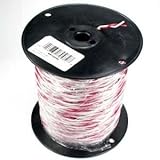 InstallerParts 500 ft 18 / 2ソリッドレッド/ホワイトベルワイヤ