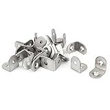 サポートクリップ，SODIAL(R) 家具20x20x15mm L形のサポートアングルブラケット　25件