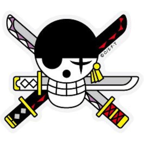 Amazon Ops 72 ゾロ海賊旗 One Piece ワンピース パンソンワークスコラボステッカー ミニステッカー ワンピース公式グッズ アニメ 萌えグッズ 通販