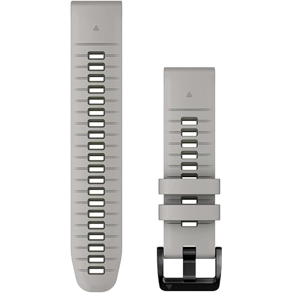 Amazon | Garmin Quickfit 22 Watch Band, Slate Gray Silicone with