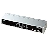 サンワサプライ SW-KVM4HDC デュアルリンクDVI対応パソコン自動切替器(4:1)