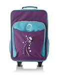 Obersee Kids Rolling Luggage with Integrated Snack Cooler, Butterfly by Obersee