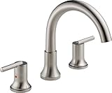 Delta Faucet T2759-SS Trinsic, 3-hole Roman Tub Trim, Stainless by Delta Faucet [並行輸入品]