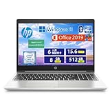 【整備済み品】HP ノートPC HP ProBook 450 G6/13.3インチHD/高性能第8世代i5-8265U(1.8GHz)/MS Office 2019&Windows 11Pro/Wi-Fi/Bluetooth/WEBカメラ/HDMI/VGA/SDカードスロット/指紋認証/10キー/日本語キーボード (メモリ8GB SSD512GB)