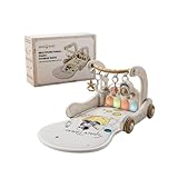 Sarinyベビージム プレイマット新生児プレイマット ファッションおもちゃ赤ちゃん 玩具 折り畳み マット ベビーマット 幼児おもちゃ 室内遊具 知育 おもちゃ 赤ちゃん 感覚刺激 出産祝い プレゼント（クッションの柄はランダムで発送されます） (ホワイト)