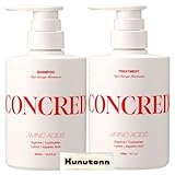 マツキヨ matsukiyo コンクレッド CONCRED ハイダメージ シャンプー 本体 400ml + トリートメント 本体 400g 各種1個セット + Kunutonnオリジナルロゴ入りおまけ付