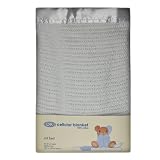DK Glovesheets 100% Cotton Cellular Cotbed Blanket (White) by DK Glovesheets