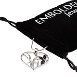 クリスタルとブラックオープンハートペンダントシルバーネックレスジュエリーPerfectバレンタインの日ギフトのガールフレンド