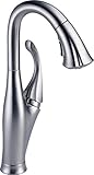 Delta Faucet 9992-AR-DST Addison, Single Handle Pull-Down Kitchen Faucet with Magnetic Docking, Arct