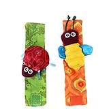 Edtoy Baby Kids Animal Bee Ladybug Infant Plush Hand Wrist Bells Rattles Toys by Edtoy [並行輸入品]