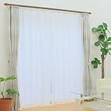 ★日本製★ 防炎ラベル付 幅130cm × 丈176cm -1枚 多機能 ミラーレースカーテン UE-157 （防炎 ミラー UVカット 遮像 ウォッシャブル）