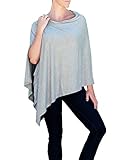 Bizzy Babee Breastfeeding Nursing Cover (Eco Heather Grey) by bizzy babee