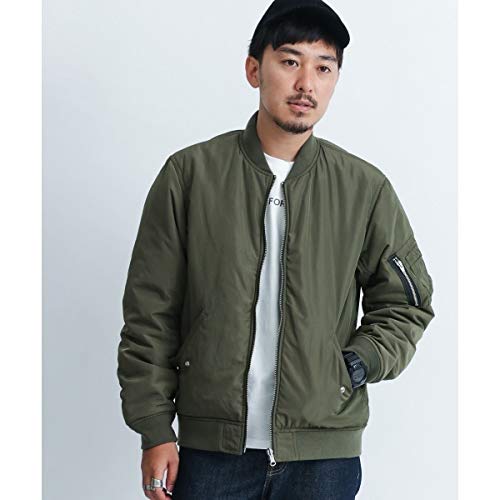 アーバンリサーチ サニーレーベル(メンズ)(URBAN RESEARCH Sonny Label) メンズコート(中綿リバーシブルMA-1ブルゾン)【カーキ/M】