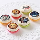 煉獄杏寿郎＆猗窩座 【劇場版「鬼滅の刃」無限列車編】マカロン6個セット (チョコ・イチゴ味)