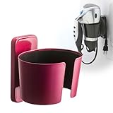 ドライヤー収納 ドライヤー置き ウォールドライヤーホルダー ボーテス ローズ 07586