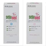 【セット買い】セバメド エクストラマイルドシャンプー 200mL & ロート製薬 セバメド エクストラリッチコンディショナー 200g