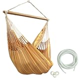 Susabi ハンモックチェア 高級 クラシコ 【 アジャスター付ロープ 3m】 ハンモック 室内 屋外 自立式 本場 コロンビア製 サンセ